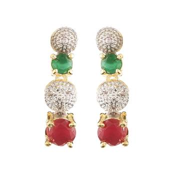 Multicolor cubic zirconia jewellery-combo 3
