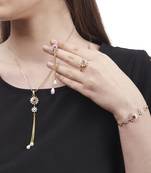 Multicolor cubic zirconia jewellery-combo