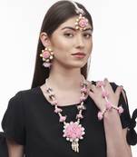 Pink cubic zirconia jewellery-combo