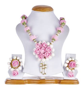Pink cubic zirconia jewellery-combo 3