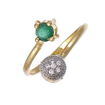 Green cubic zirconia jewellery-combo 4