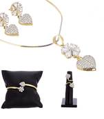 Silver cubic zirconia jewellery-combo