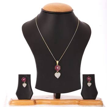 Multicolor cubic zirconia jewellery-combo 1