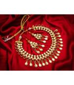 multicolor Traditinal Gold Plated Alloy Necklace