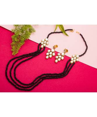 multicolor Traditinal Gold Plated Alloy Necklace 1