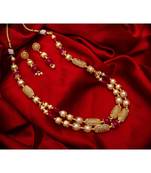 multicolor Traditinal Gold Plated Alloy Necklace