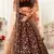 Mesmerizing Maroon Thread, Dori, and Sequins embroidered velvet fabric Lehenga choli for bride