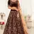Mesmerizing Maroon Thread, Dori, and Sequins embroidered velvet fabric Lehenga choli for bride