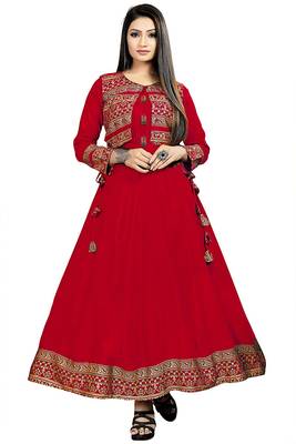 Women's Rayon Printed Readymade Kurti 1
