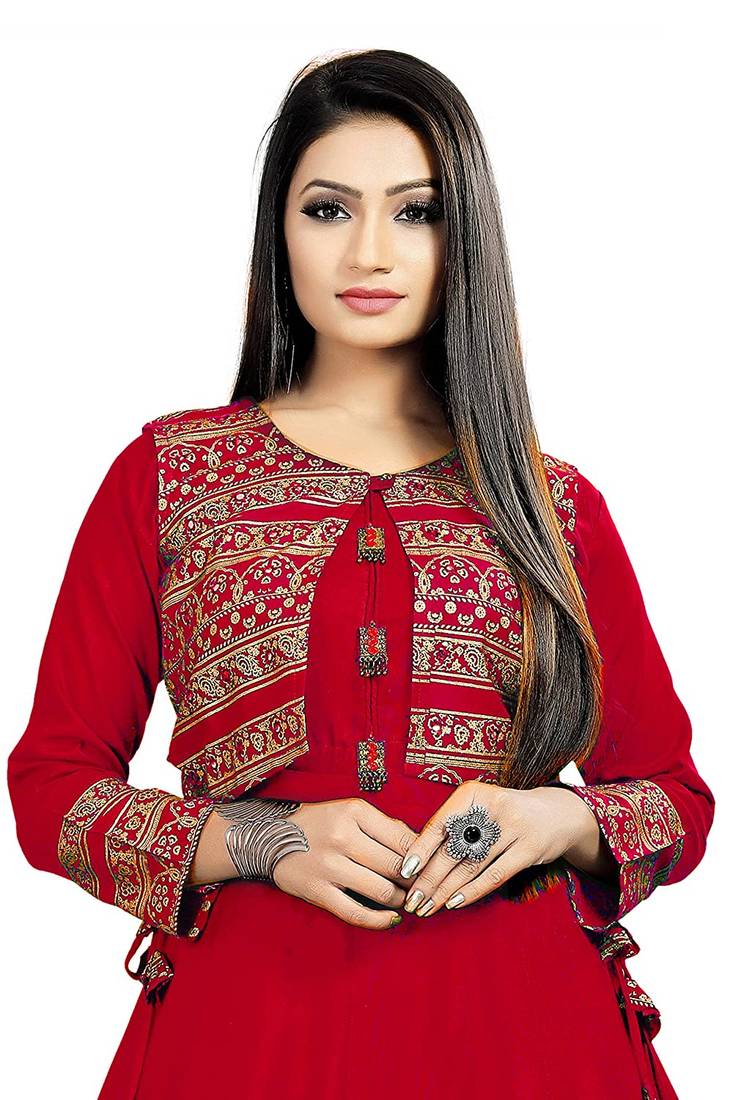 Women's Rayon Printed Readymade Kurti