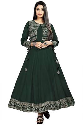 Women's Rayon Printed Readymade Kurti 1