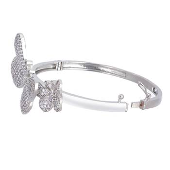 Silver cubic zirconia bangles-and-bracelets 2