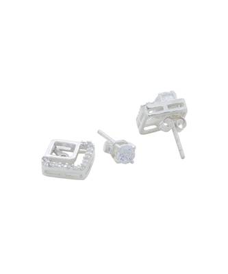 Quad multi style studs in 925 silver 4