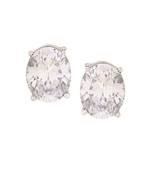 Rumi solitaire studs in 925 silver