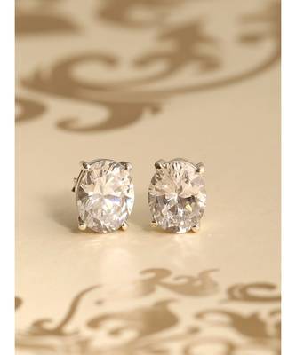 Rumi solitaire studs in 925 silver 3