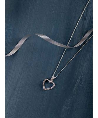 The Hollow Heart Necklace in 925 silver 1