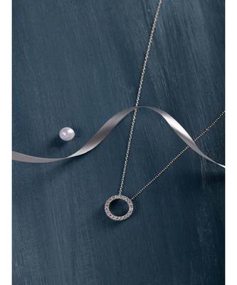 The Meridian Circle Necklace  in 925 silver 1
