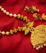 multicolor Traditinal Gold Plated Alloy Necklace