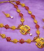 multicolor Traditinal Gold Plated Alloy Necklace