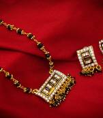 multicolor Traditinal Gold Plated Alloy Necklace