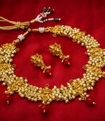multicolor Traditinal Gold Plated Alloy Necklace