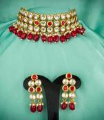 multicolor Traditinal Gold Plated Alloy Necklace