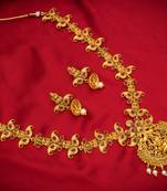 multicolor Traditinal Gold Plated Alloy Necklace