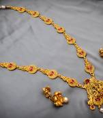 multicolor Traditinal Gold Plated Alloy Necklace