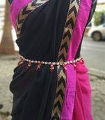 White bridal-kamarband