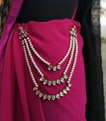 White bridal-kamarband