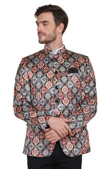 printed satin men-wedding-dresses