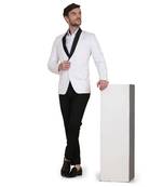 White plain cotton men-wedding-dresses