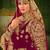 Rani Pink Velvet Heavy Embroidery Bridal Lehenga