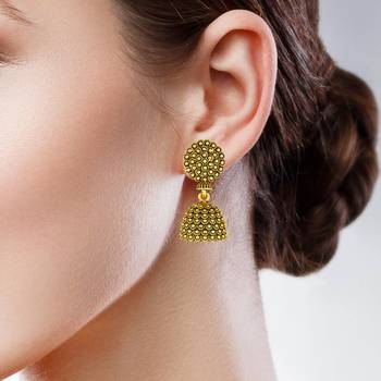 Oxidised Gold Design Earring for women and girls 2