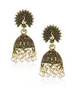 Oxidised Gold Design Earring for women and girls