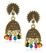 Oxidised Gold Design Earring for women and girls