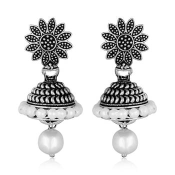 Oxidised Design Earring for women and girls 1