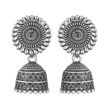 Oxidised Design Earring for women and girls 1