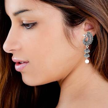 Oxidised Design Earring for women and girls 2