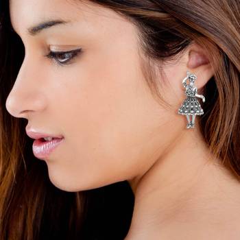 Oxidised Design Earring for women and girls 2