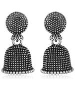 Simple Oxidized Design Jhumki Earring for Women and Girls 