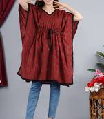 Brown Kaftan Top