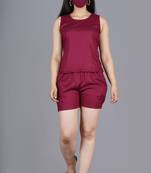 Wine Loungewear shorts