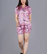 Makeup kit Printed Loungewear Shorts