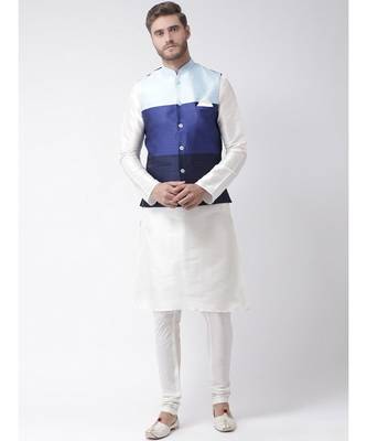 Multi color  art dupion silk plain stitched  Jacket   Kurta   Patiala 1