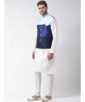Multi color  art dupion silk plain stitched  Jacket   Kurta   Patiala 3