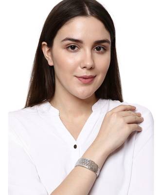 Silver american diamonds Sterling Silver Brass Bracelet 2