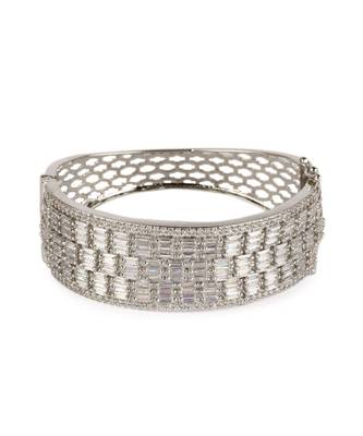 Silver american diamonds Sterling Silver Brass Bracelet 5
