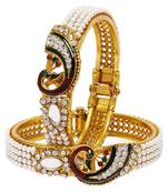 Gold pearl Yellow Gold Brass Bracelet