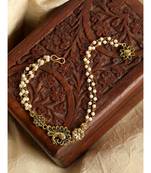 Bronze pearl antique gold Alloy Bracelet